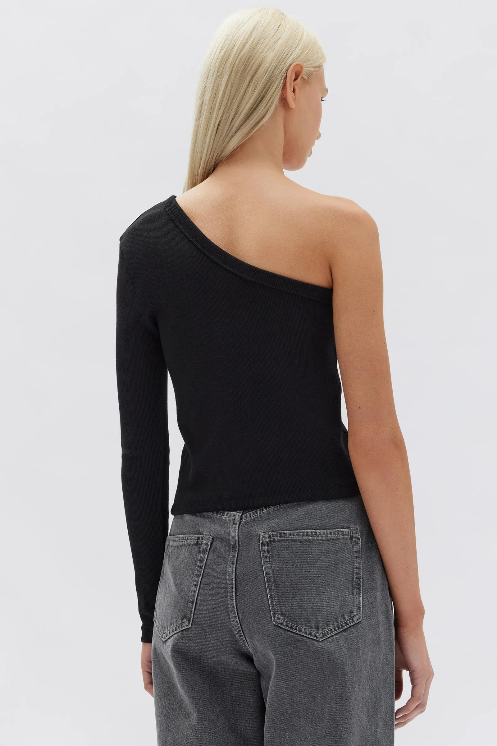 Asymmetric LS Top Black